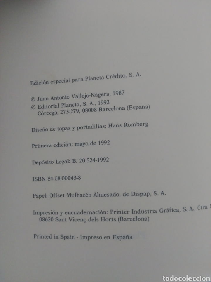 Libros de segunda mano: Yo el intruso, Juan Antonio Vallejo N&aacute;gera - Foto 3