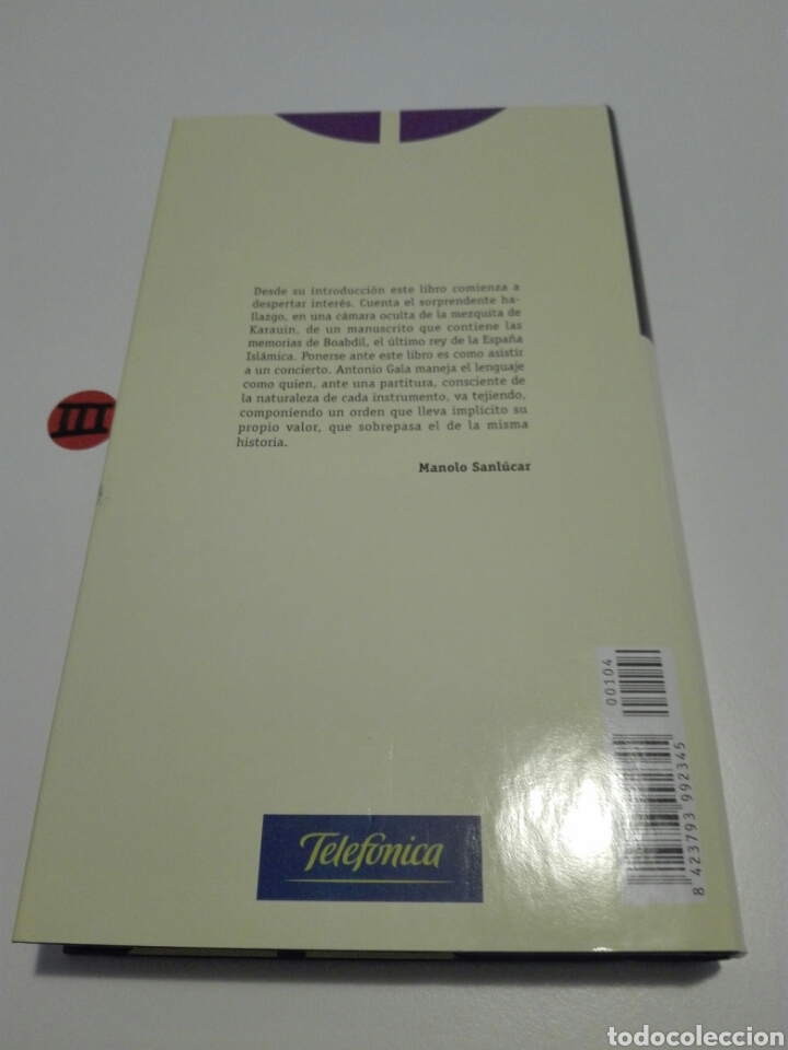 Libros de segunda mano: EL MANUSCRITO CARMESI VOL I. ANTONIO GALA. - Foto 2