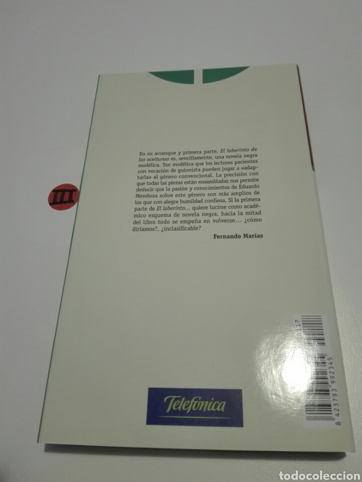 Libros de segunda mano: EL LABERINTO DE LAS ACEITUNAS. EDUARDO MENDOZA. - Foto 2