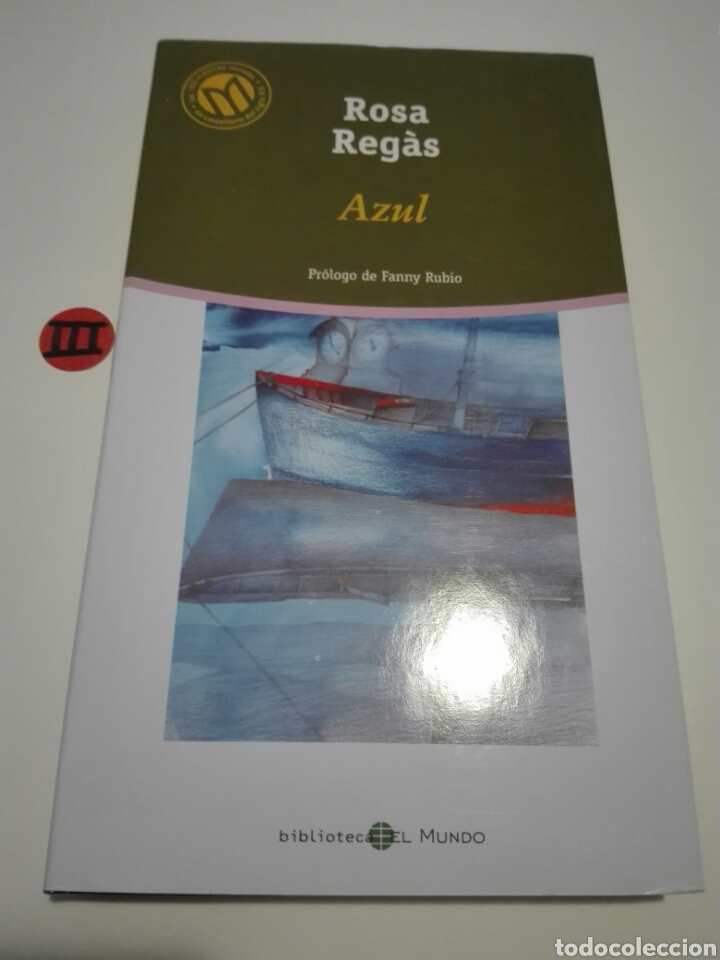 Libros de segunda mano: AZUL. ROSA REGAS. PERFECTO ESTADO. - Foto 1