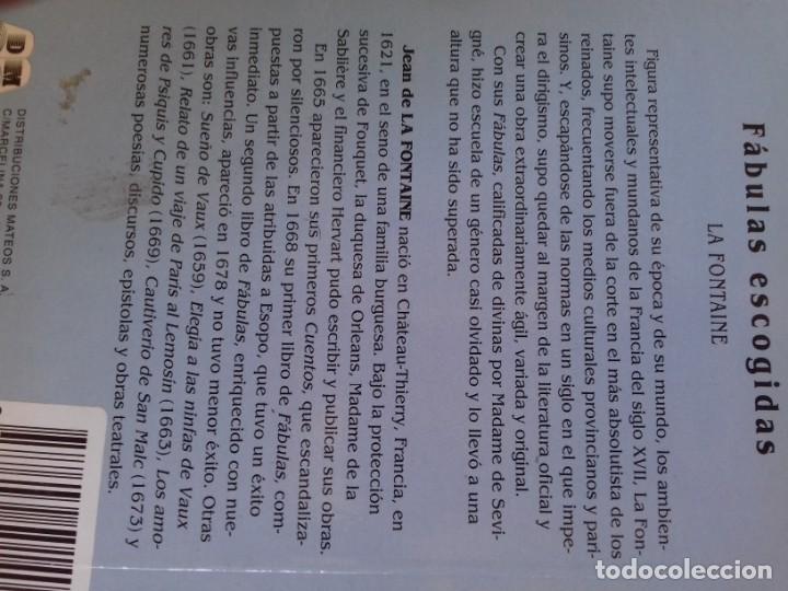 Libros de segunda mano: fabulas eSCOGIDAS	/	la fontaine	/	m e ed	/	co25-2 - Foto 3