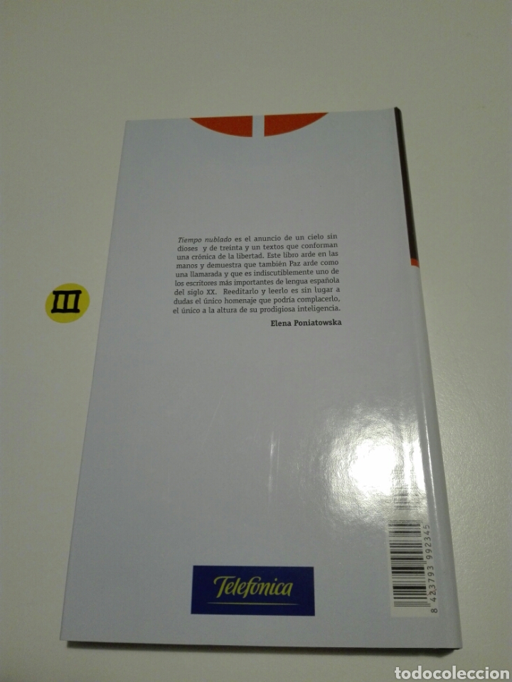 Libros de segunda mano: TIEMPO NUBLADO. OCTAVIO PAZ. - Foto 2