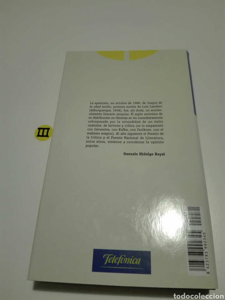 Libros de segunda mano: JUEGOS DE LA EDAD TARD&Iacute;A. LUIS LANDERO. - Foto 2