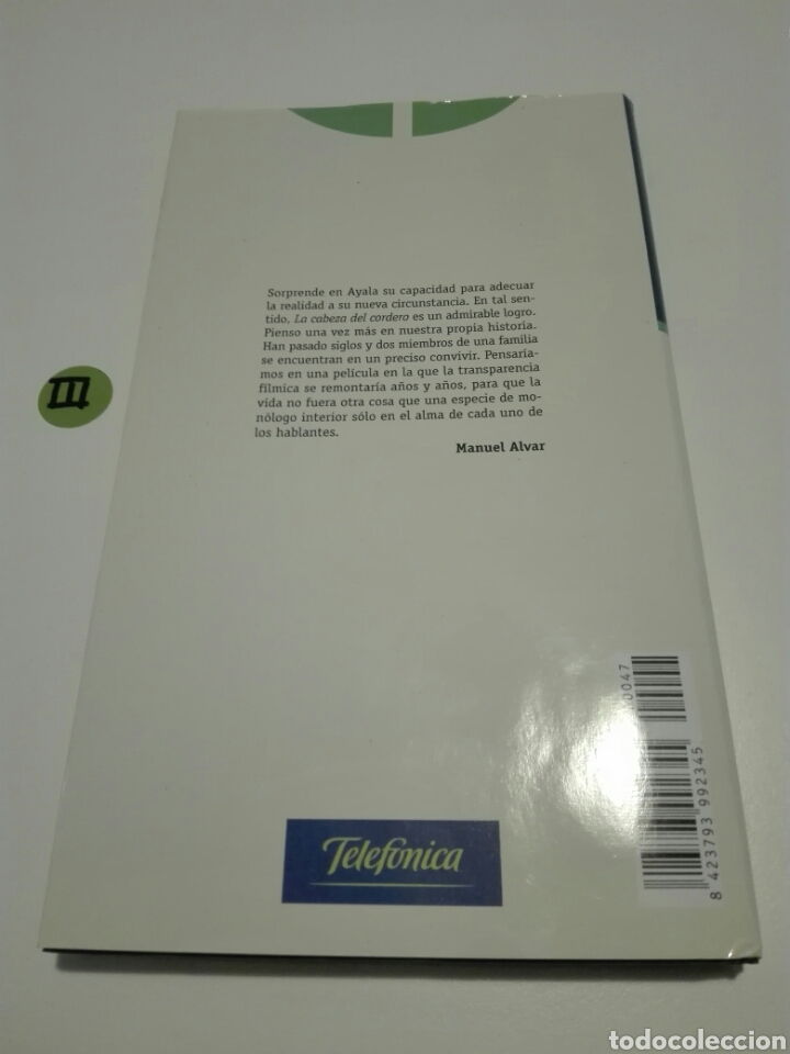 Libros de segunda mano: LA CABEZA DEL CORDERO. FRANCISCO AYALA. - Foto 2