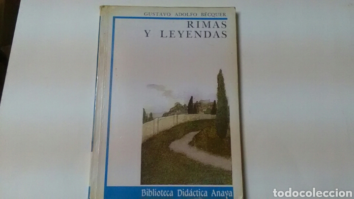 Libros de segunda mano: RIMAS Y LEYENDAS .Gustavo Adolfo B&eacute;cquer .Ed.Anaya . - Foto 1