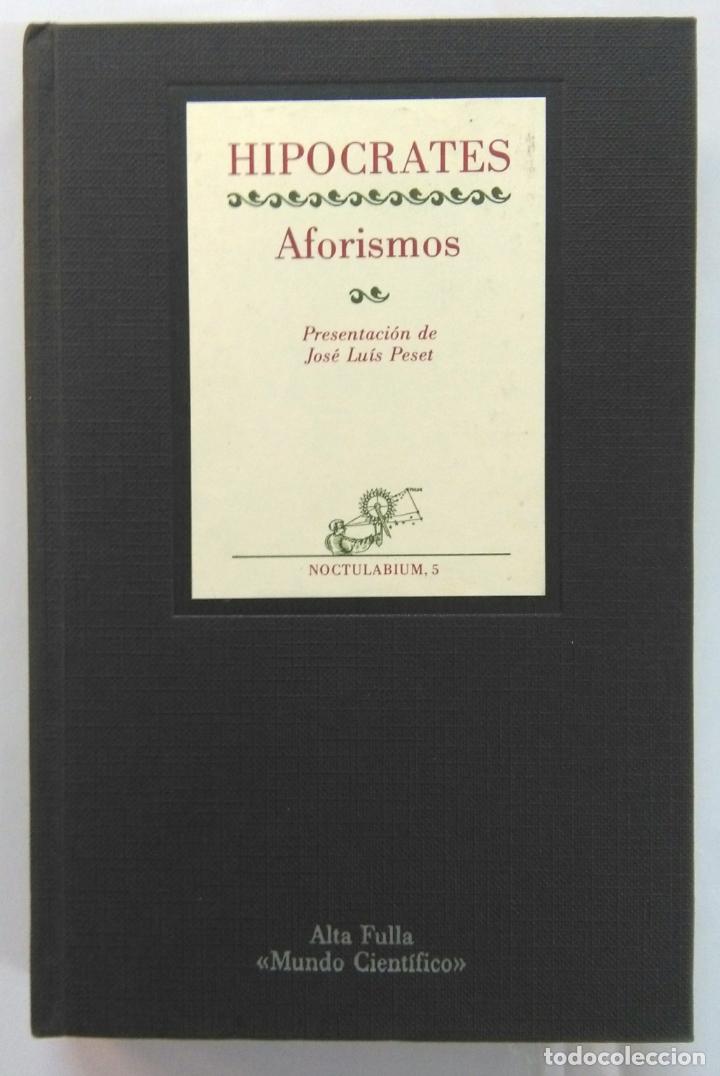 Libros de segunda mano: AFORISMOS -HIP&Oacute;CRATES - Foto 1