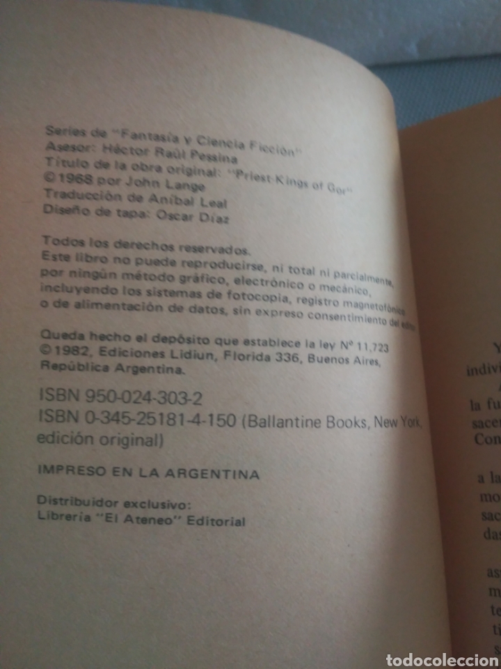 Libros de segunda mano: Los reyes sacerdotes de Gor. John Morgan. - Foto 4