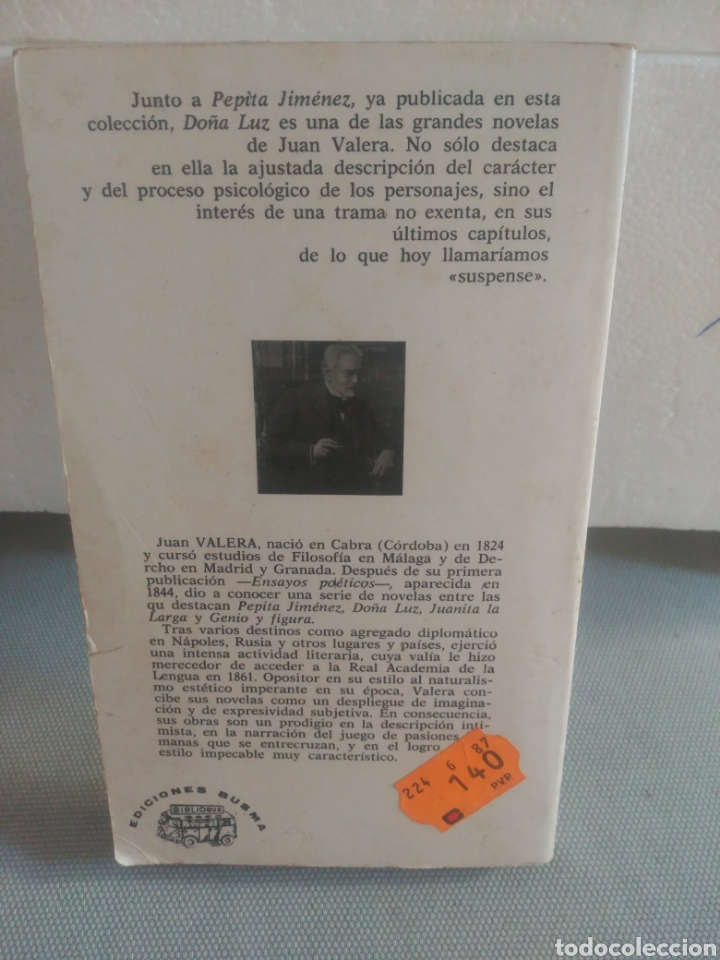Libros de segunda mano: Do&ntilde;a Luz .Juan Valera - Foto 2
