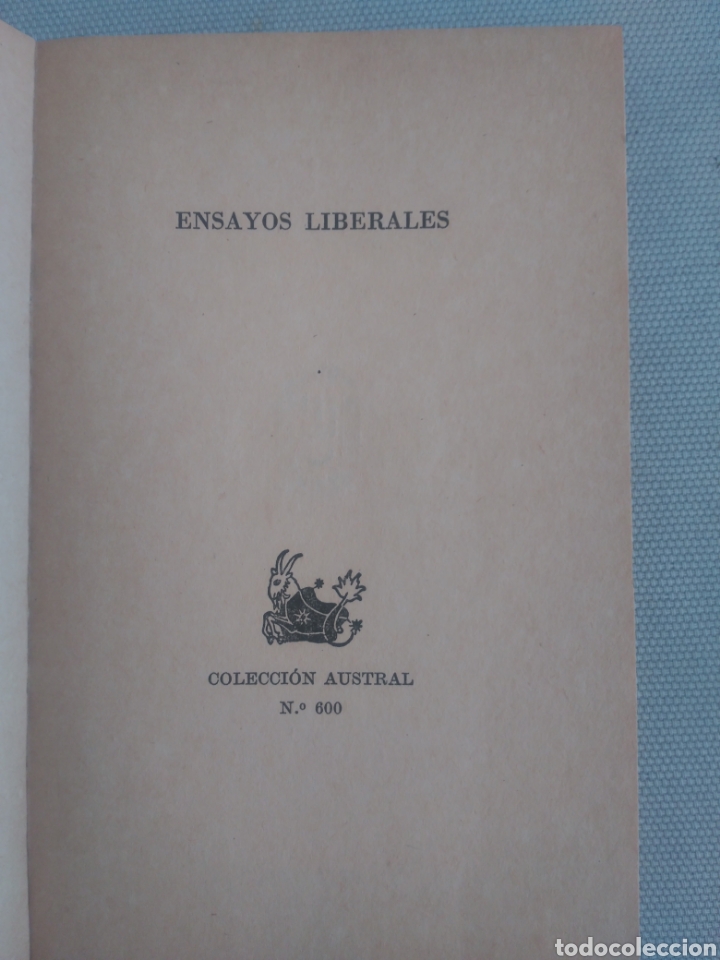 Libros de segunda mano: Ensayos liberales, Gregorio Mara&ntilde;&oacute;n. Editorial Espasa - Foto 3