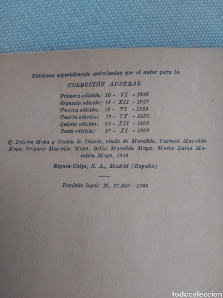 Libros de segunda mano: Ensayos liberales, Gregorio Mara&ntilde;&oacute;n. Editorial Espasa - Foto 4