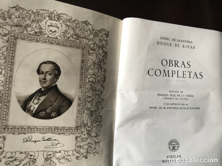Libros de segunda mano: Duque de Rivas. Obras completas. Aguilar - Foto 3
