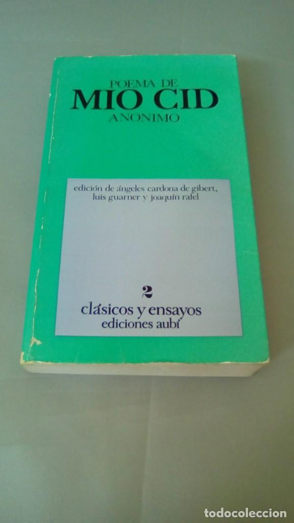 Libros de segunda mano: POEMA DE MIO CID.- CLASICOS Y ENSAYOS. EDICIONES AUB&Iacute; - Foto 1