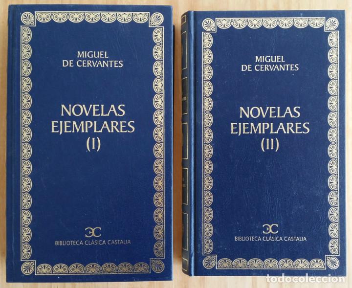 Libros de segunda mano: NOVELAS EJEMPLARES. CERVANTES (2 VOLS.) - Foto 1