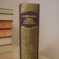 Libros de segunda mano: RAMON DE CAMPOAMOR. OBRAS POETICAS COMPLETAS. AGUILAR.