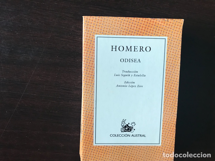 Libros de segunda mano: Homero. Odisea. Austral - Foto 1