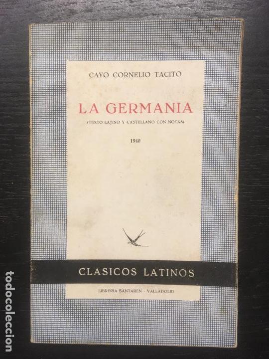 Libros de segunda mano: LA GERMANIA, CAYO CORNELIO TACITO - Foto 1