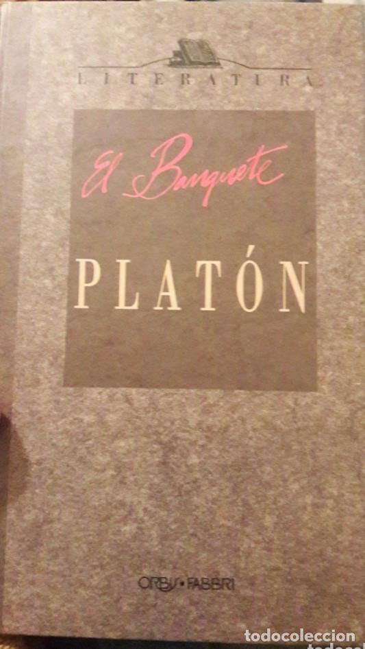 Libros de segunda mano: PLATON.EL BANQUETE.ORBIS.(1991)