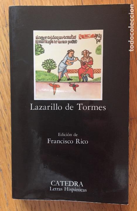 Libros de segunda mano: LAZARILLO DE TORMES, Edicion Francisco Rico, Catedra - Foto 1
