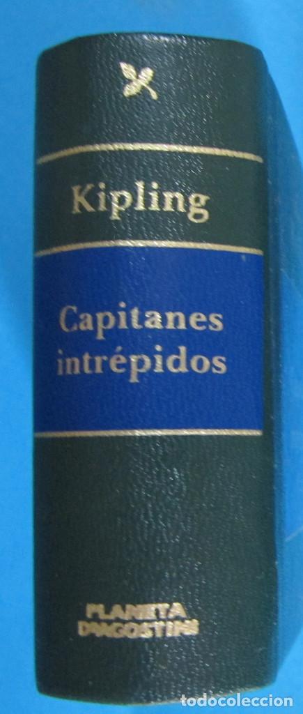 Libros de segunda mano: CAPITANES INTREPIDOS. GRANDES OBRAS EN MINIATURA. RUDYARD KIPLING. PLANETA DAGOSTINI, 2003. - Foto 2