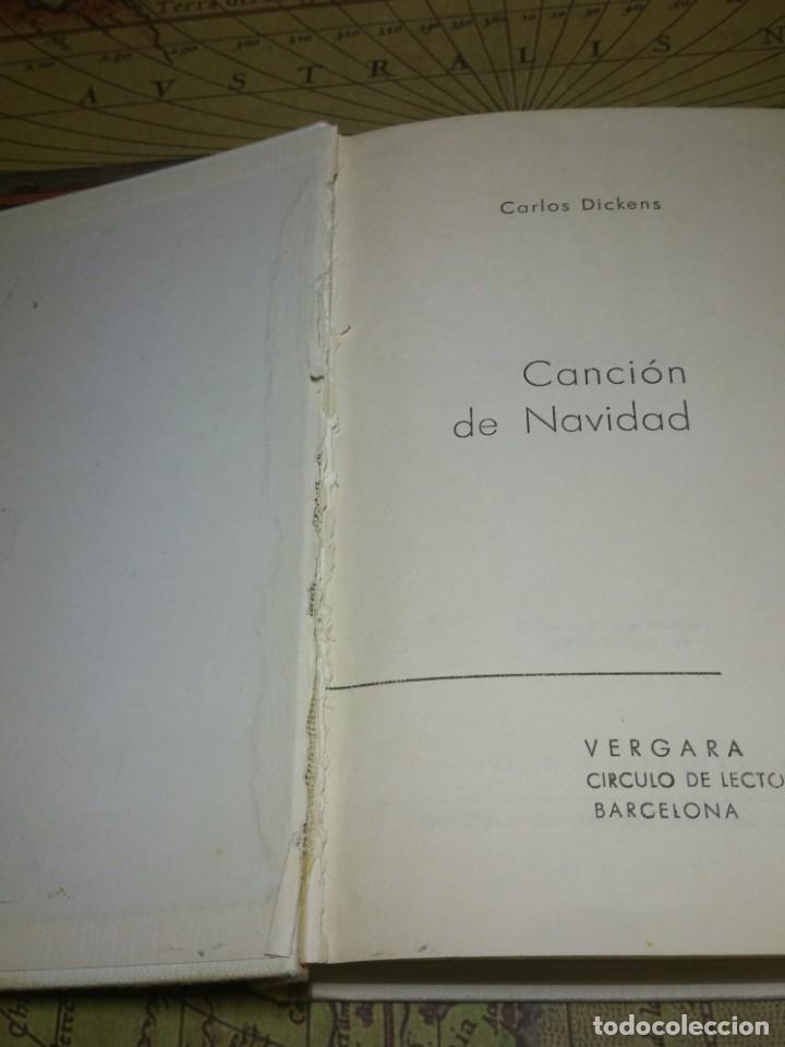 Libros de segunda mano: CANCI&Oacute;N DE NAVIDAD. CARLOS DICKENS. CIRCULO DE LECTORES. VERGARA. 1962 - Foto 2