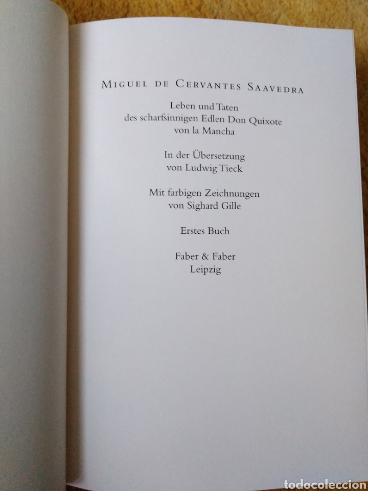 Libros de segunda mano: Miguel de Cervantes - Don Quixote von la Mancha - Foto 3