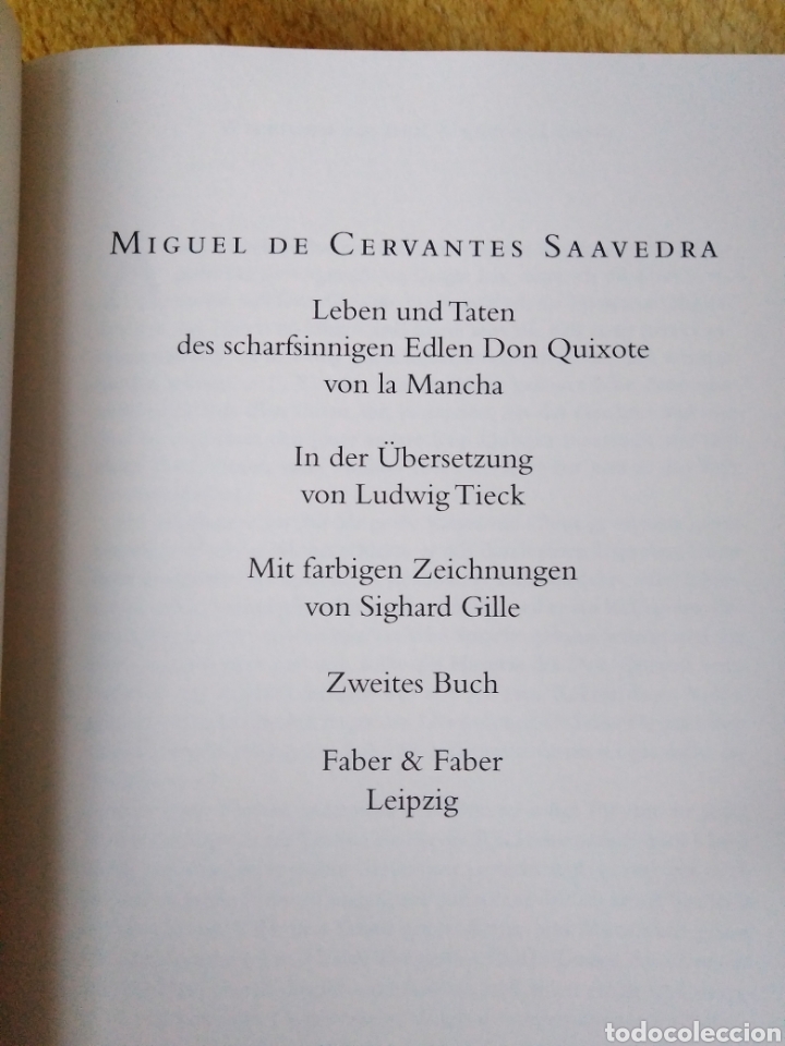Libros de segunda mano: Miguel de Cervantes - Don Quixote von la Mancha - Foto 8