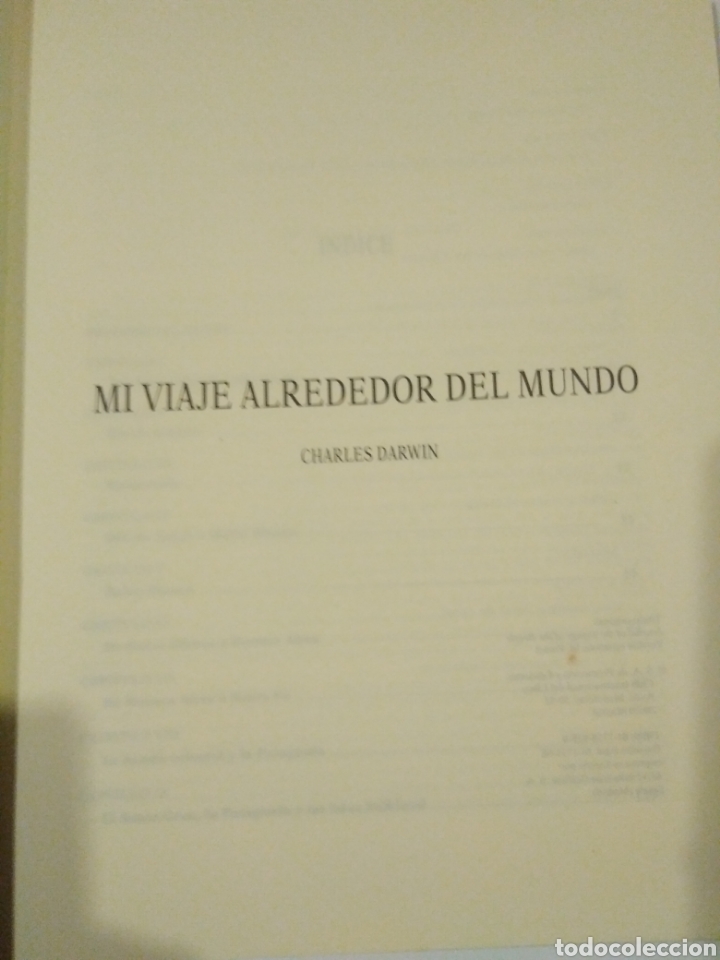 Libros de segunda mano: Charles Darwin - Mi viaje al rededor del mundo. - Foto 2