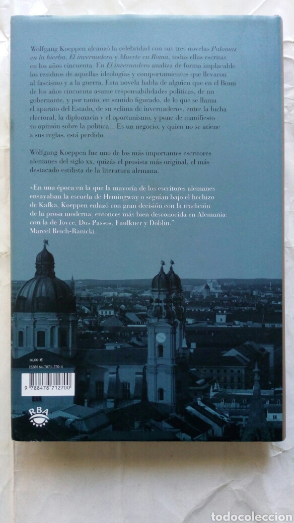 Libros de segunda mano: El invernadero. Wolfgang Koeppen. - Foto 2