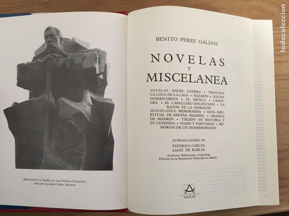 Libros de segunda mano: Lote Gald&oacute;s Editorial Aguilar 1989-1990 - Foto 4