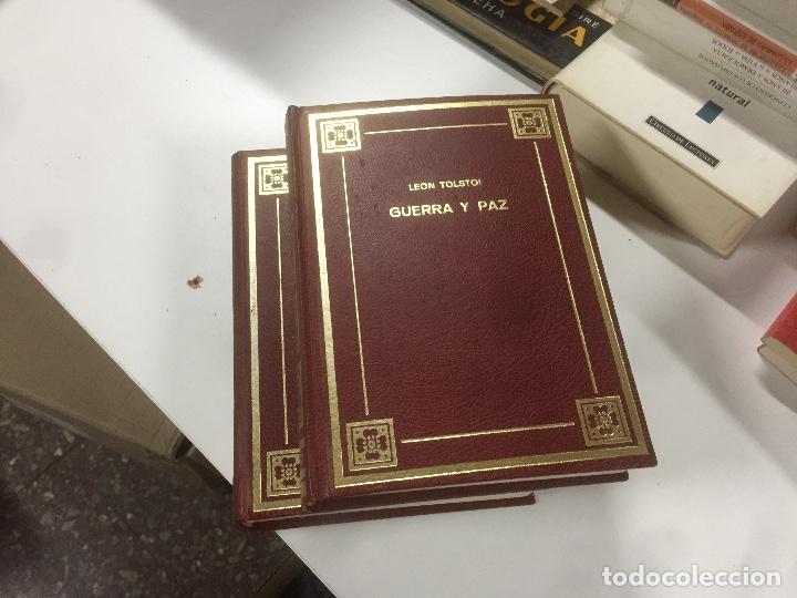 Libros de segunda mano: Guerra y Paz, Leon Tolstoi, en dos tomos - Foto 1