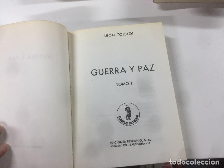 Libros de segunda mano: Guerra y Paz, Leon Tolstoi, en dos tomos - Foto 2