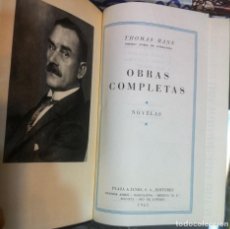 Libros de segunda mano: THOMAS MANN. OBRAS COMPLETAS I. 1965 - EX-LIBRIS. Lote 139121806