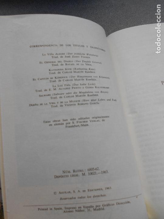 Libros de segunda mano: TEATRO NOVELA. CARL ZUCKMAYER - Foto 4