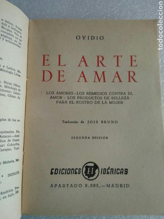 Libros de segunda mano: Ovidio. El Arte de Amar. Ediciones Ibericas, 1965 - Foto 4