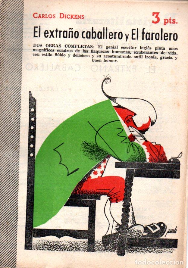 Libros de segunda mano: DICKENS : EL EXTRA&Ntilde;O CABALLERO Y EL FAROLERO (NOVELAS Y CUENTOS, 1955) - Foto 1