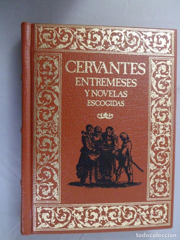 Libros de segunda mano: ENTREMESES Y NOVELAS ESCOGIDAS. CERVANTES. CLUB INTERNACIONAL DEL LIBRO