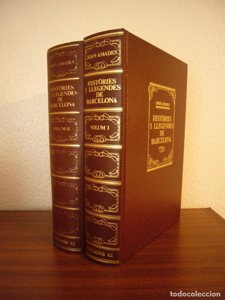 Libros de segunda mano: JOAN AMADES: HIST&Ograve;RIES I LLEGENDES DE BARCELONA. 2 VOLS. (EDICIONS 62, 1984) PRIMERA EDICI&Oacute;