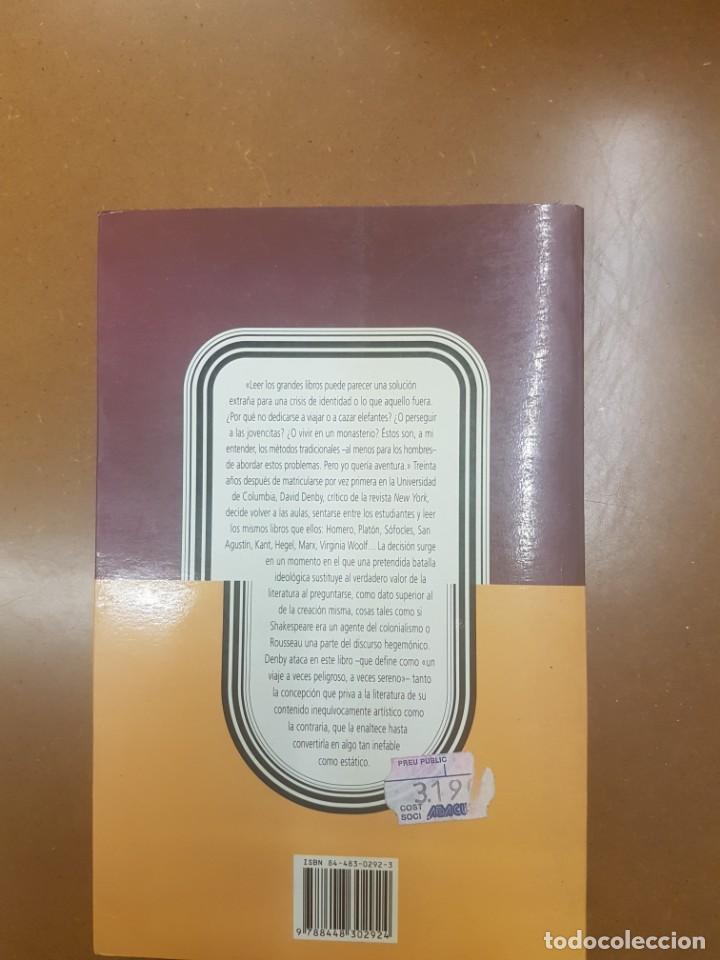 Libros de segunda mano: LOS GRANDES LIBROS,POR DAVID DENBY - Foto 2