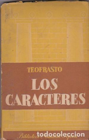 Libros de segunda mano: Los caracteres. Teofrasto - Foto 1