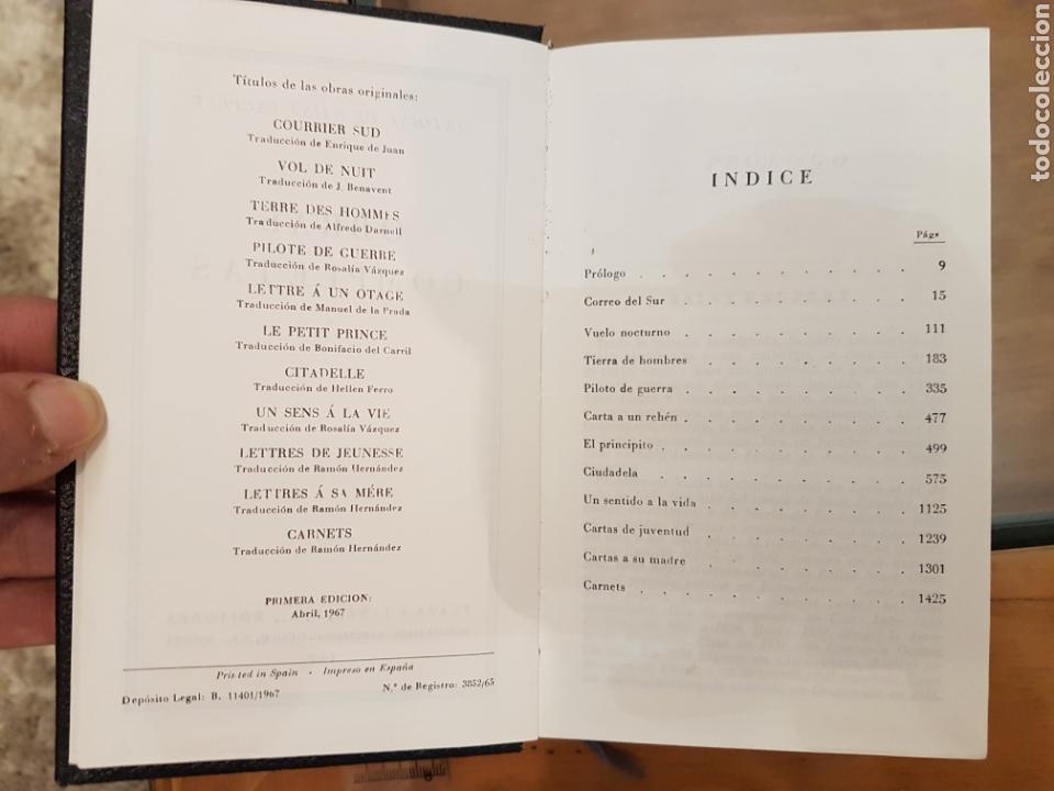 Libros de segunda mano: A.de Saint-Exup&eacute;ry. Obras completas. - Foto 3