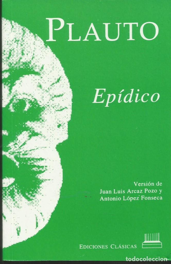 Libros de segunda mano: Epidico (Tito Maccio Plauto). Clasicas ediciones. 1995 - Foto 1