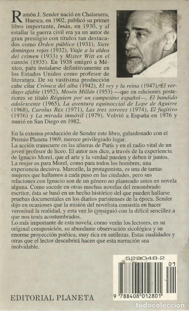 Libros de segunda mano: En la vida de Ignacio Morel. (Ramon J. Sender). Planeta 1995 - Foto 2