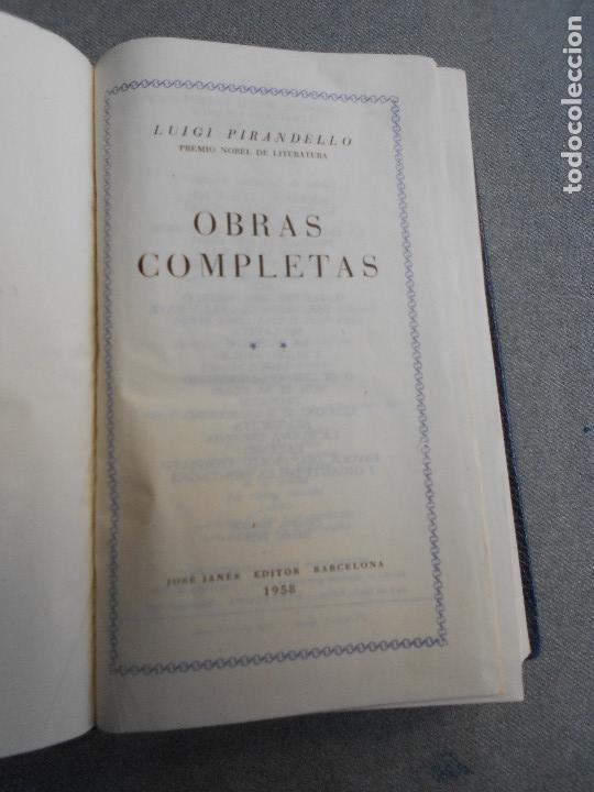 Libros de segunda mano: OBRAS COMPLETAS. LUIGI PIRANDELLO - Foto 4