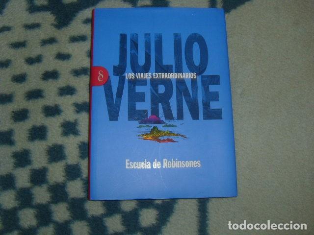 Libros de segunda mano: ESCUELA DE ROBINSONES , JULIO VERNE - Foto 1