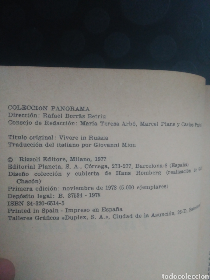 Libros de segunda mano: Vivir en Rusia, Piero Ostellino - Foto 3