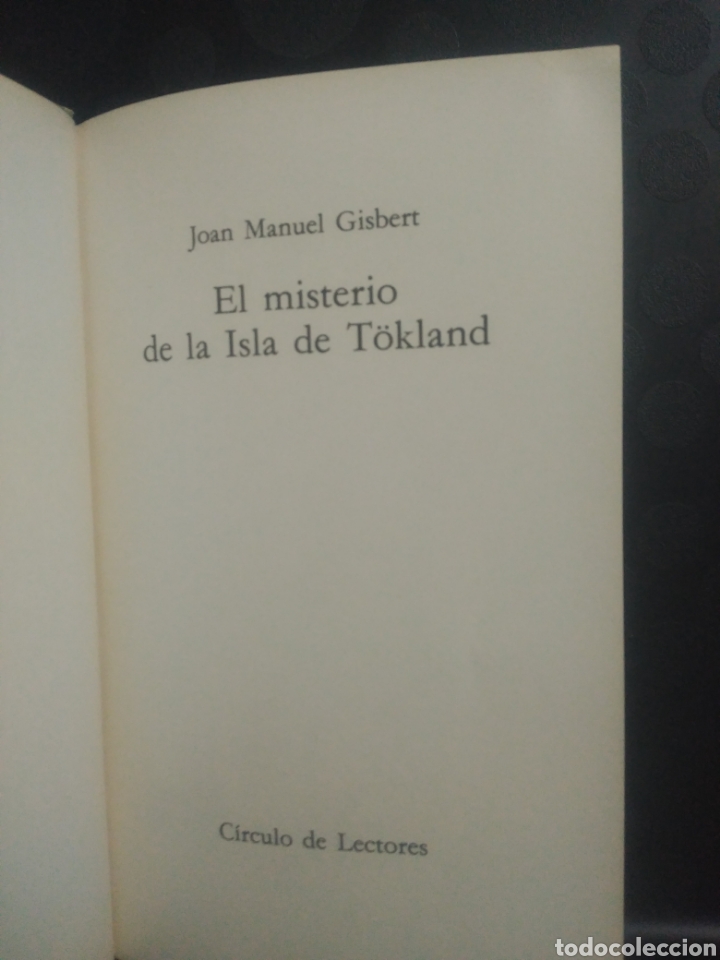 Libros de segunda mano: El misterio de la isla de T&ouml;kland. Joan Manuel Gisbert - Foto 3