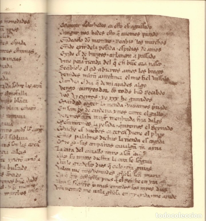Libros de segunda mano: POEMA DE M&Iacute;O CID. TEXTO FACS&Iacute;MIL DE C&Oacute;DICE Y EDICI&Oacute;N DE MENENDEZ PIDAL. 2 VOL. - Foto 3