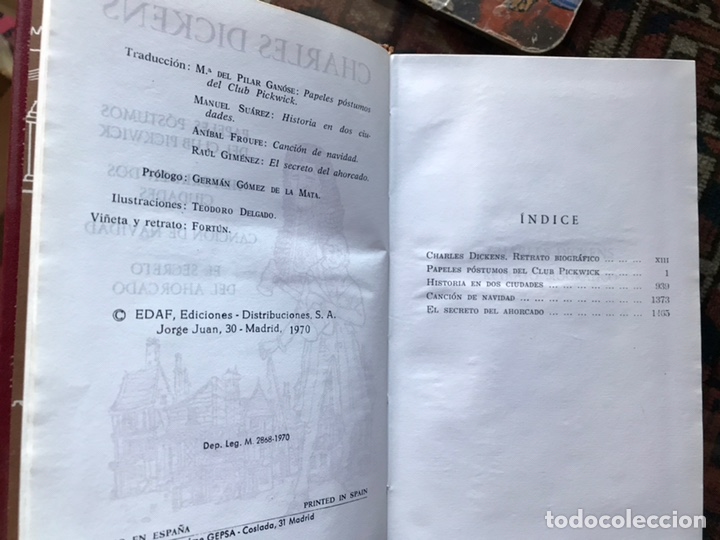 Libros de segunda mano: Obras inmortales. Charles Dickens - Foto 4