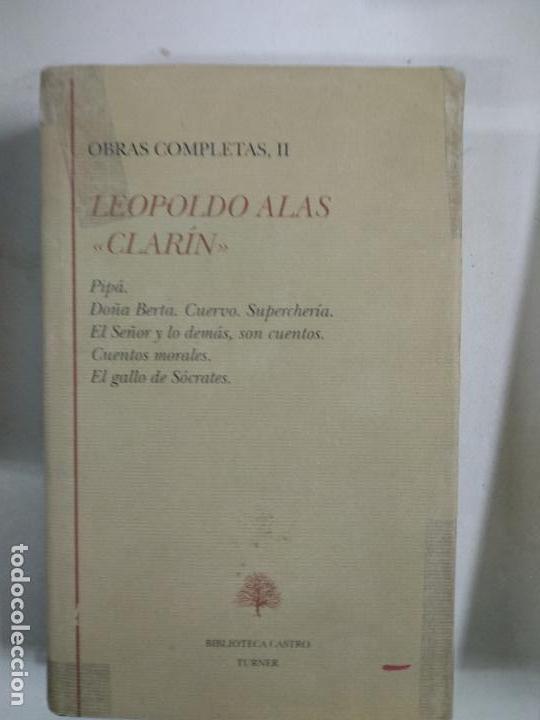 Libros de segunda mano: 1995 - CLAR&Iacute;N - OBRAS COMPLETAS II: CUENTOS - BIBLIOTECA CASTRO - Foto 1
