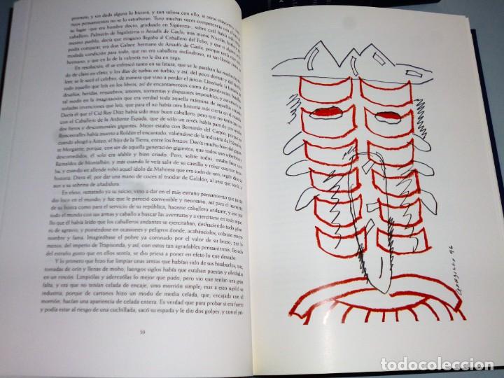 Libros de segunda mano: DON QUIJOTE DE LA MANCHA. EDICI&Oacute;N CONMEMORATIVA. 2 TOMOS. - Foto 5